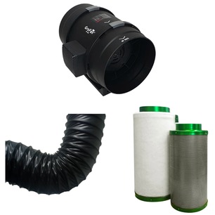 Filtaroo Carbon Filter Kit w/ Two Speed GroFan 200mm