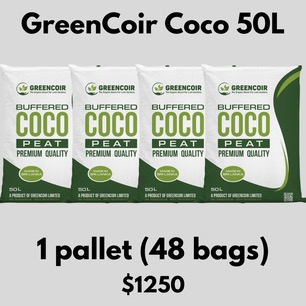 GreenCoir Premium Coco Peat 50L 48 bags