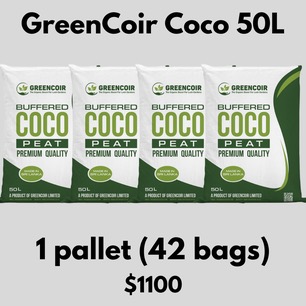 GreenCoir Premium Coco Peat 50L 42 bags