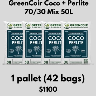 GreenCoir Premium Coco+Perlite 70/30 50L 42 bags